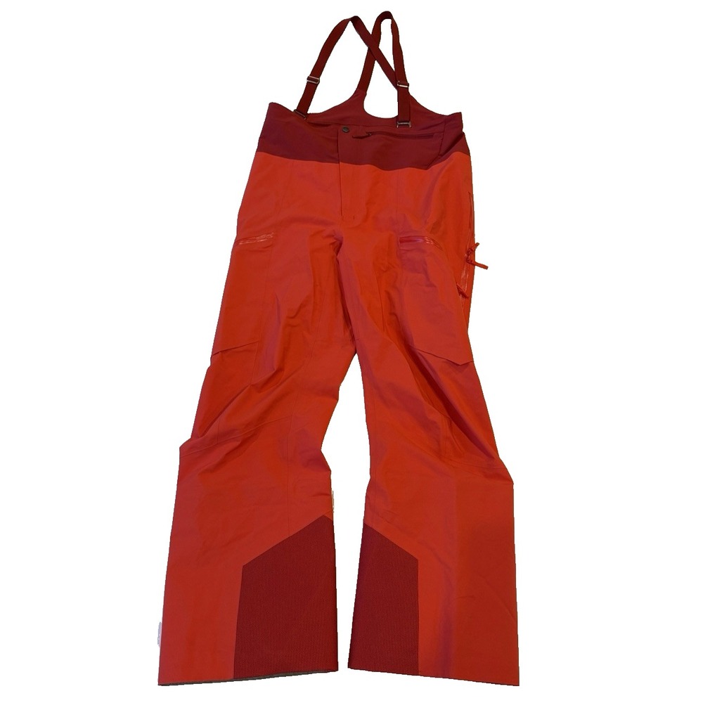 Arc'teryx Shashka Bib Ski Pants Womens‎ Large Red Recco